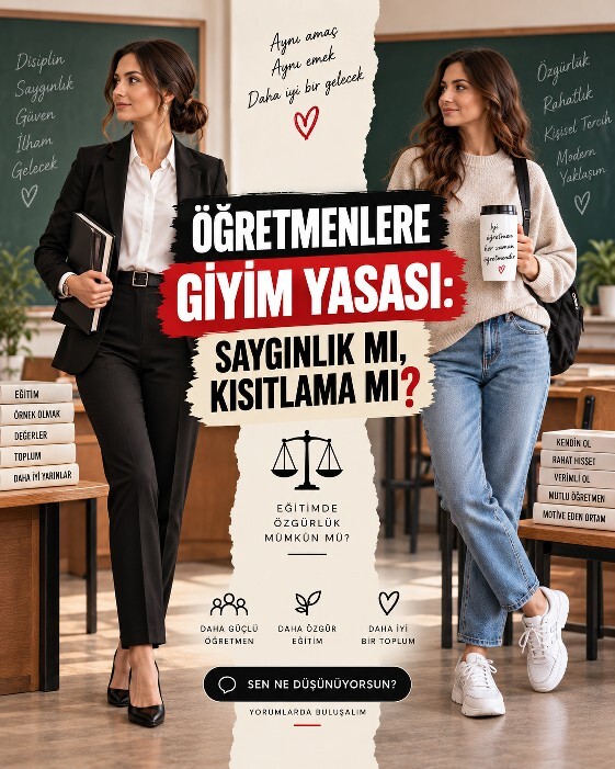 Öğretmenlerin giyim kuşamı gerçekten saygınlığı etkiler mi yoksa yeni giyim yasasıyla sadece kısıtlama mı geliyor?