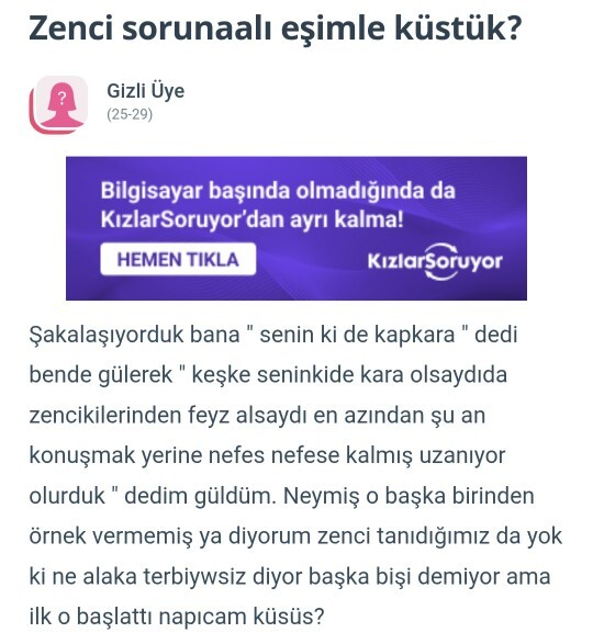 Bu erkeğin asağılanmasi değil mi? Kadın haklı mı?