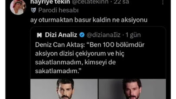 Aksiyon dizilerinde vücudunu zorlamayan oyuncular neden aksiyon ustası gibi konuşuyor?