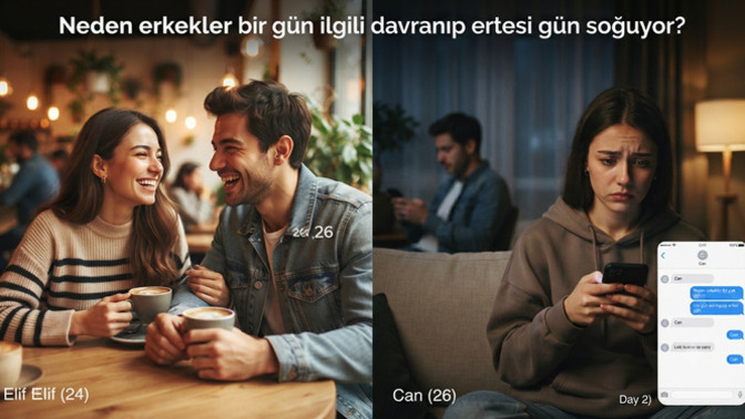 Bazı erkekler flört ederken neden bir gün çok ilgili davranıp ertesi gün birden soğuyor? Gerçekten ilgileri mi bitiyor?