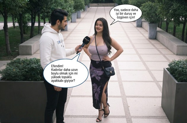 Kadınlar daha uzun boylu olmak için mi yüksek topuklu ayakkabı giyiyor?
