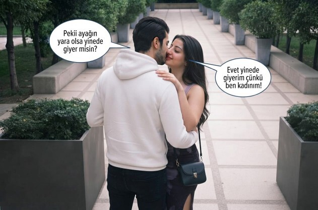 Kadınlar daha uzun boylu olmak için mi yüksek topuklu ayakkabı giyiyor?