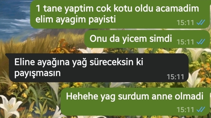 Senin okumaktan baska caren mi var kizim?