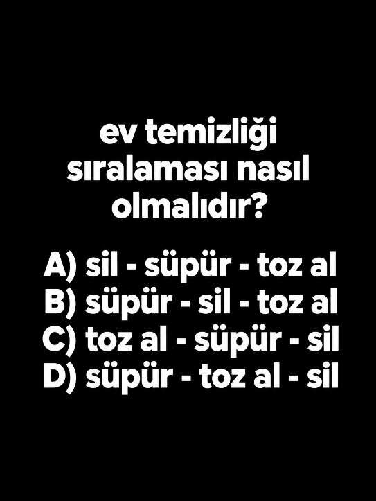 Ev temizliği sırasıyla nasıl yapılır, önce nereden başlamak gerekir?