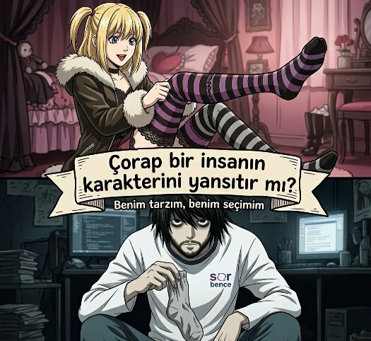 Çorap bir insanın karakteri hakkında tüyo verir mi?