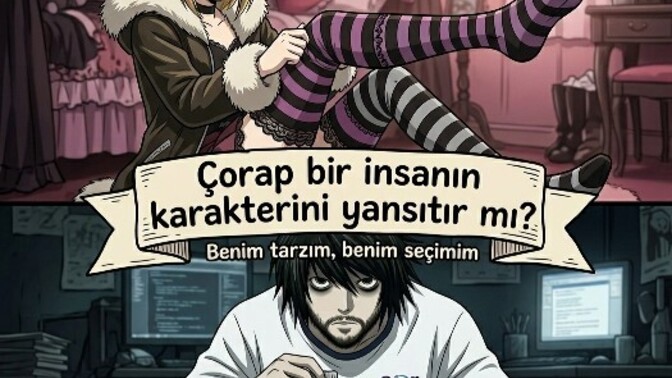 Çorap bir insanın karakteri hakkında tüyo verir mi?