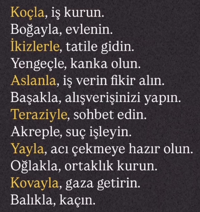 Burçlar ile neler yapılmalı 🙄?