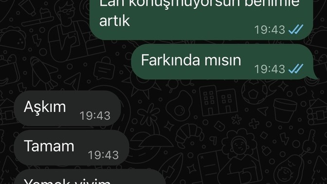 Sizce sevgilimin çok mu üstüne gidiyorum yoksa hakli miyim?
