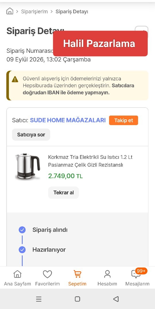 İnternet üzerinden aldığın en son şeyi, sana ben alsaydım bu ne olur du?