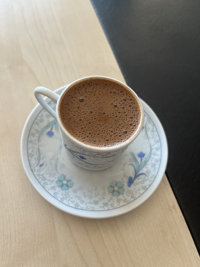 Öğlen kahvesi içtiniz mi?
