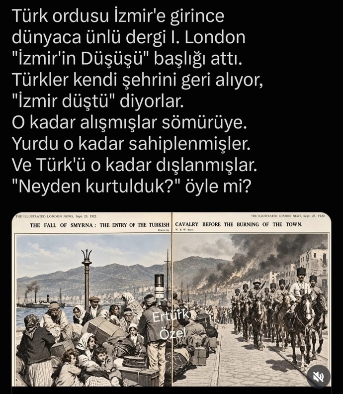 9 eylül 1922 İzmirin kurtuluşu kutlu olsun! Milli tarihlerin unutulması ya da öneminin bilinmemesi sizi de üzüyor mu?