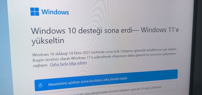 Benim için zor bir karar. Sen windows kaç kullanıyorsun?