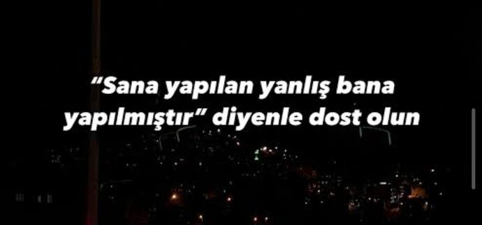 Dostunun dostu düşmanın mıdır dostun mudur?