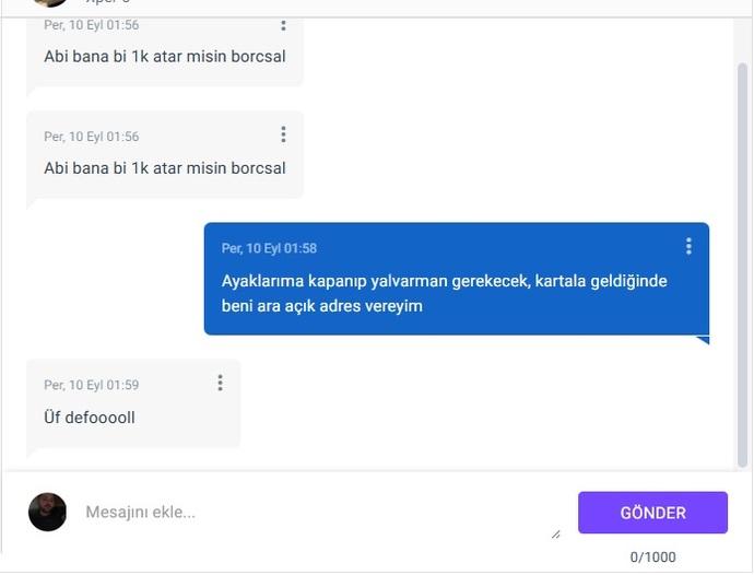 Kaasenin dilenci pembelileri bitmez