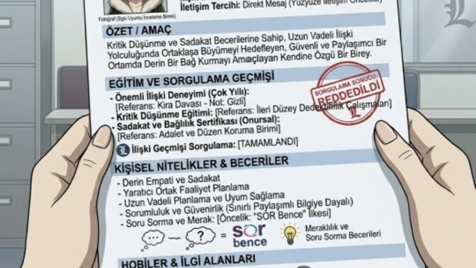 Sizinle sevgili olacak adayın özgeçmişi nasıl olmalıdır?