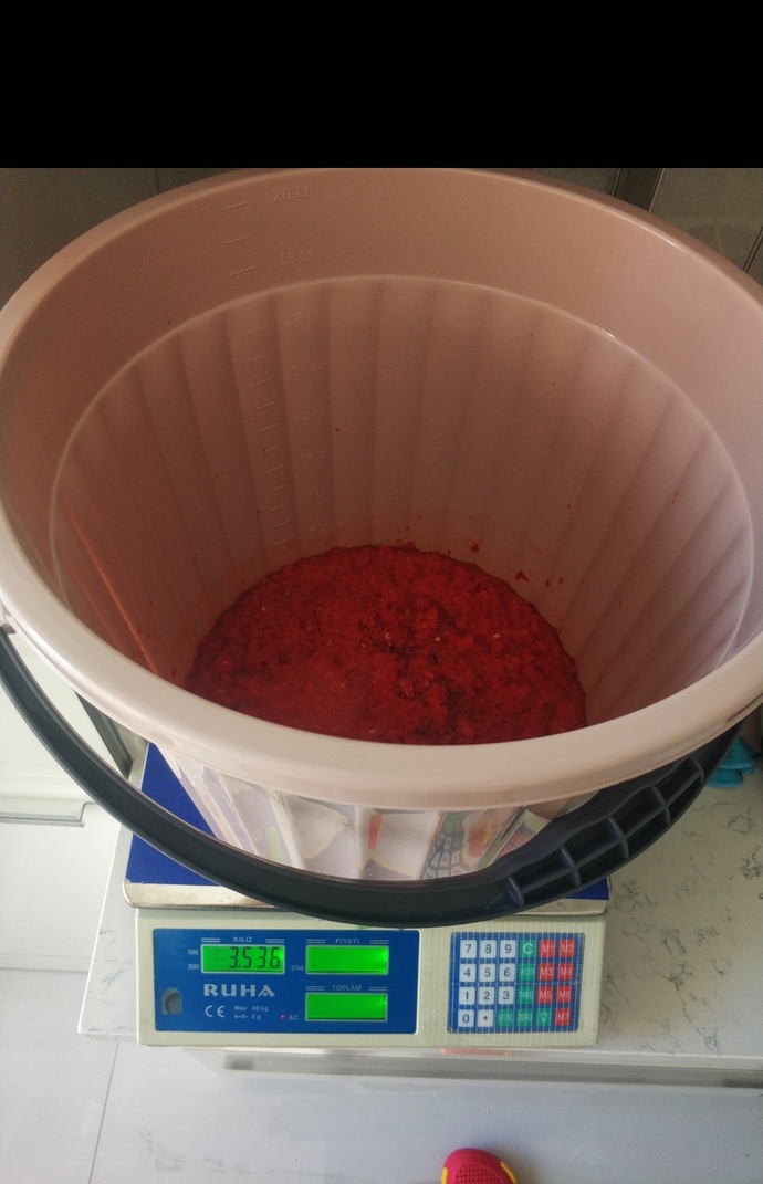 3536 gram kapta biber çekilmiş