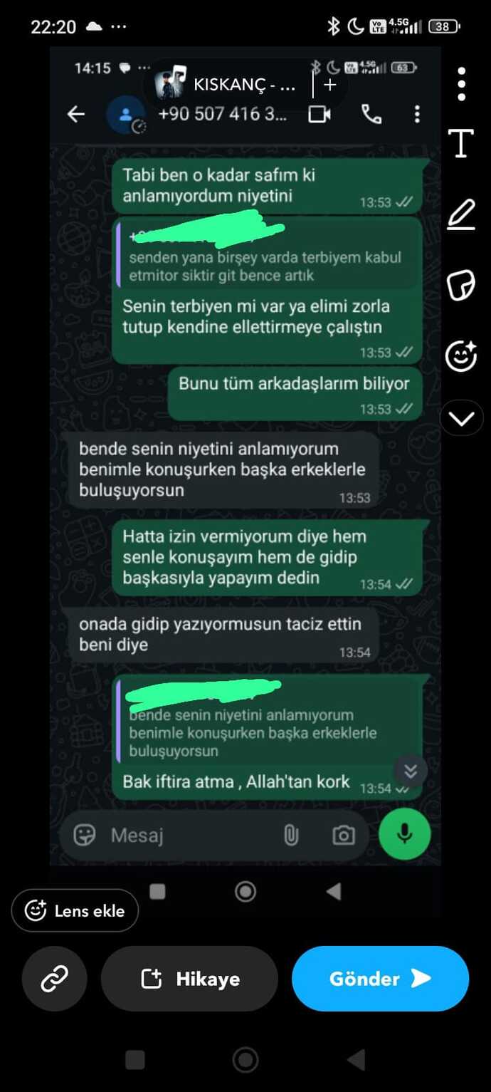 Tacizciyi bu ekran görüntüsü ile rezil edebilir miyim?