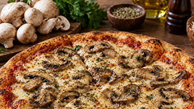 Mantarlı pizza sever misiniz?