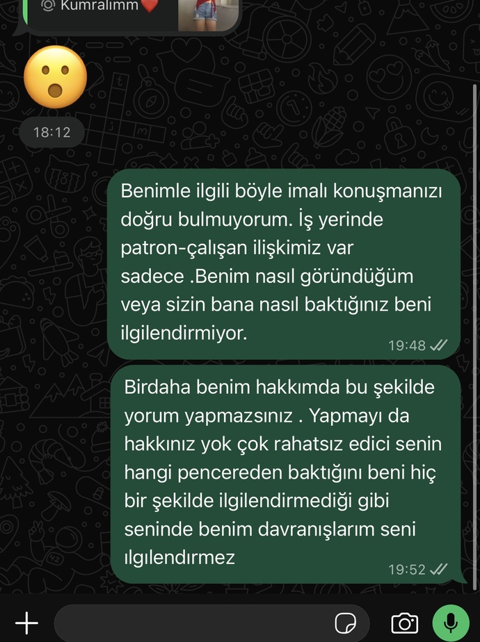 Depoda tiktok çektim , kadın olan patronun söylediğine bakar mısınız terbiyesiz ona ne?