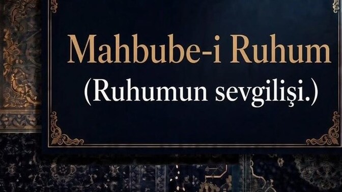 “Mahbûbe-i rûhum” ruhumun sevgilisi… Bugün birine böyle hitap etsek romantik mi bulunurduk, yoksa karşı taraf Google’a mı başvur:)?