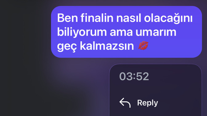 Bakın bunu da dedim evet dedim diyemem mi sandınıZ?