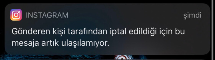 Arkadaşlar bana şöyle bildirim geldi, hemen gitti ne bu bilen var mı?