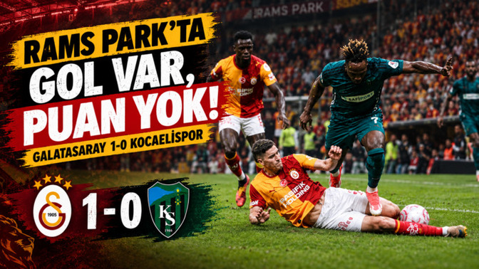 Galatasaray 1 - Kocaelispor 0... Sarı kırmızılılar bu haftayıda lider kapattı! Maçı nasıl buldunuz?