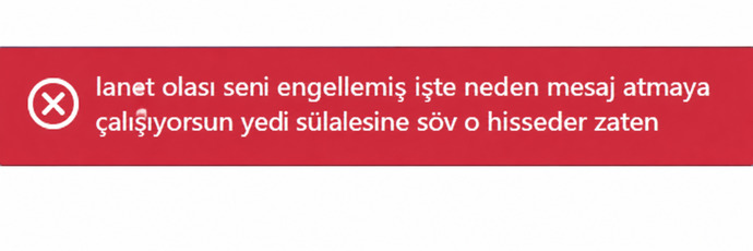 Tanışmaya çalıştığım hatunun beni engellediğini fark ettim ne yapmam lazım?