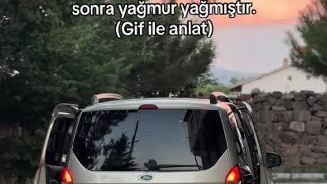 Ne zaman arabayı yıkasam yağmur yağıyor, benden başka da böyle şanssız var mı?