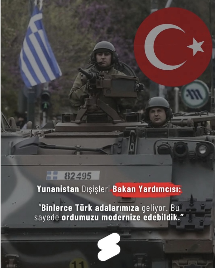 Yunanistan Dış İşleri Bakanı: Binlerce Türk adalarımıza geliyor. Bu sayede ordumuzu modernize edebildik demiş. Ne düşünüyorsunuz?