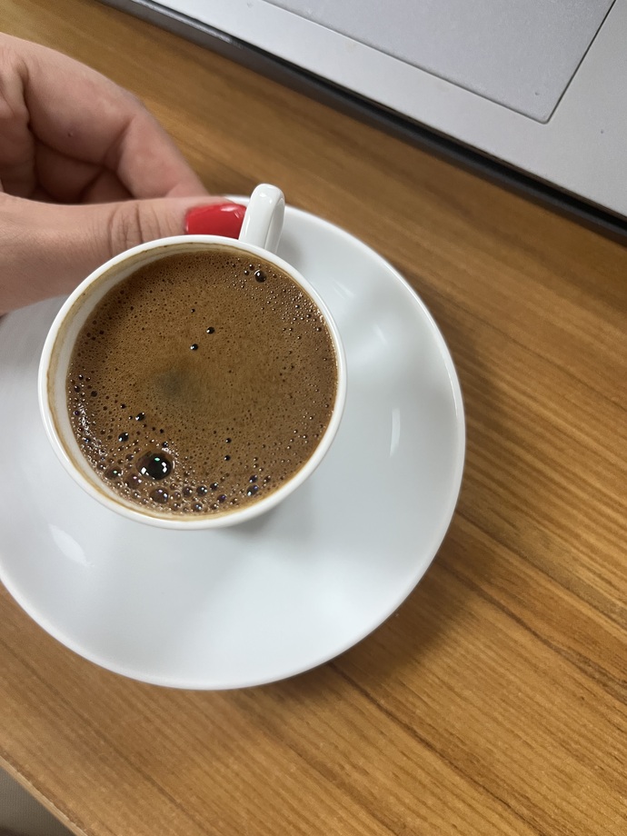 Kahve yaptım içer misiniz?