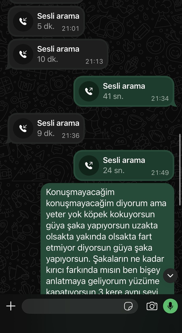 Sizce bu konuştukları ayrılma sebebi mi?