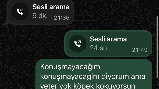 Sizce bu konuştukları ayrılma sebebi mi?