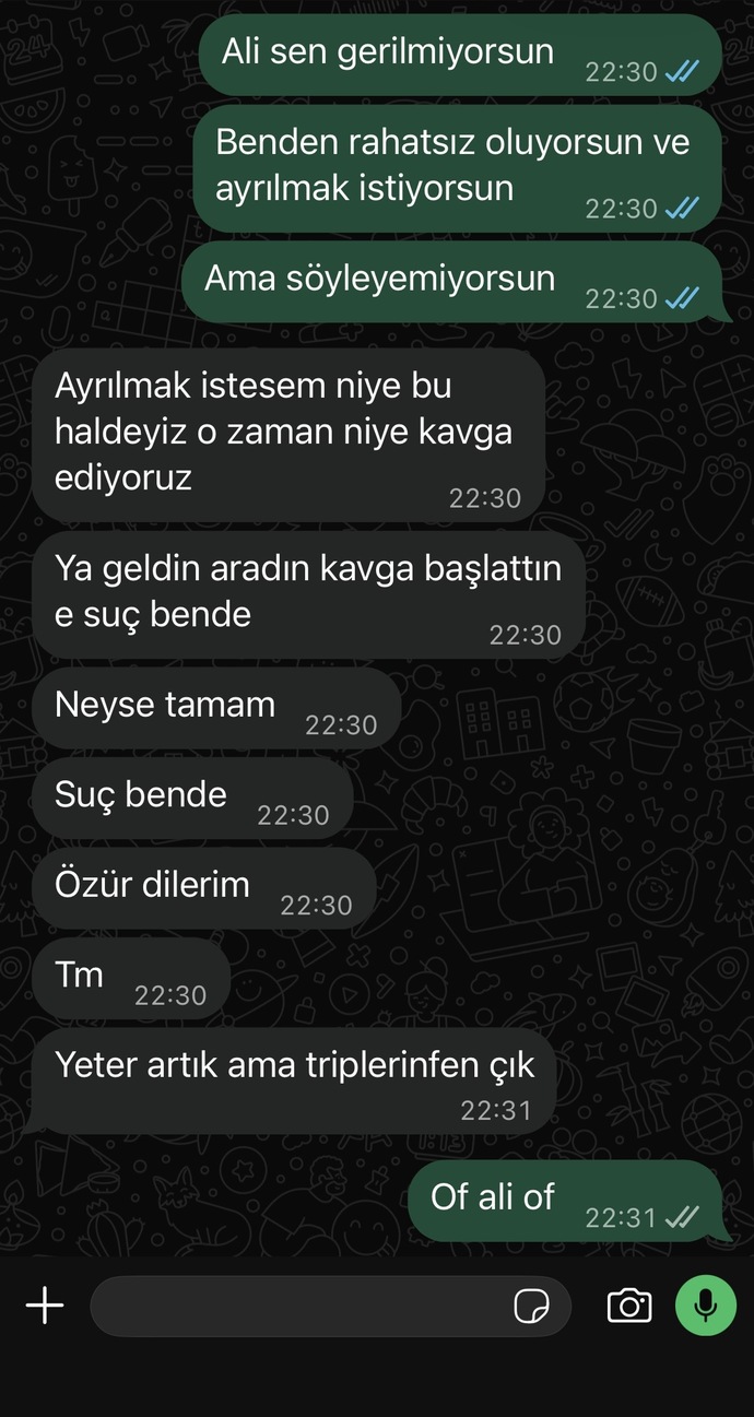 Szce düzeltmek mi istiyor ayrılmak mi?