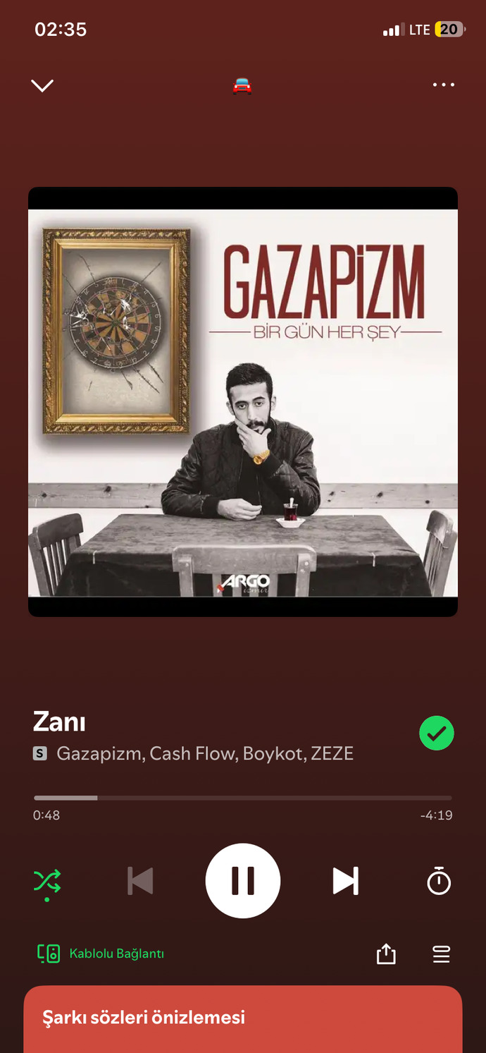Bu saatte şarkı dinleyen var mı?