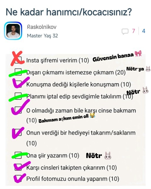 Ne kadar hanımcı/kocacısınız?
