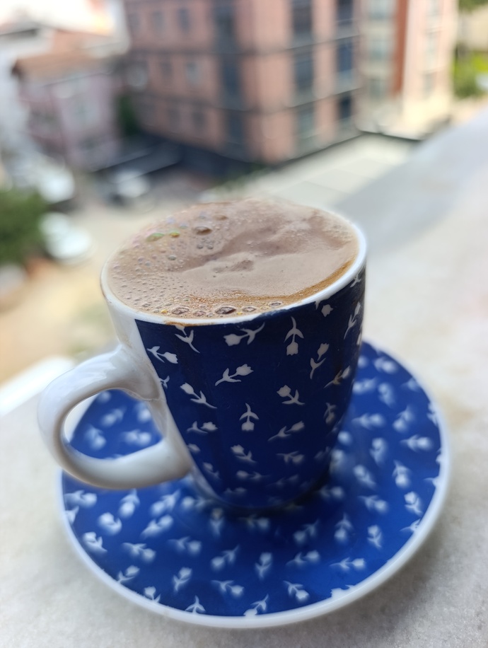 ☕🌸