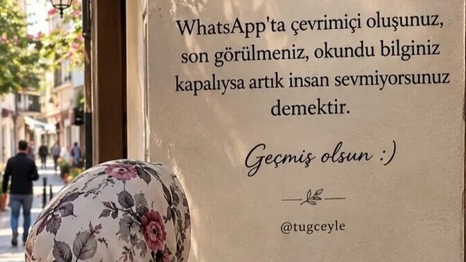 İnsanlardan uzaklaşmanın sessiz hali mi?
