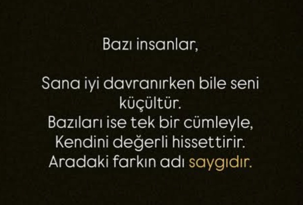 Saygı mı daha önemli, sevgi mi?