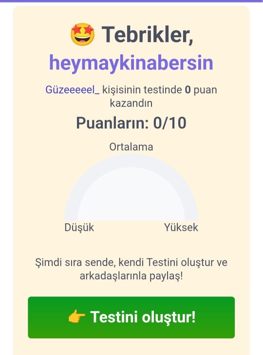 Bakalım beni ne kadar tanıyorsun?