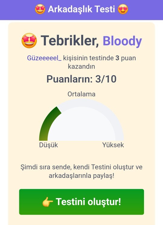 Bakalım beni ne kadar tanıyorsun?