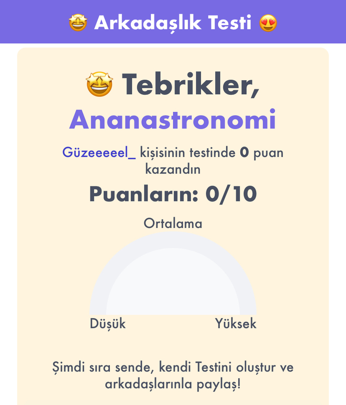 Bakalım beni ne kadar tanıyorsun?