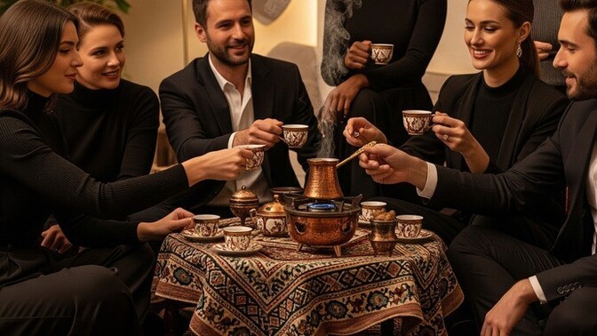 Misafire bir tek kahve ikram edilir mi?