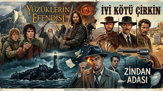 Tekrar tekrar izlediğiniz ve en sevdiğiniz üç film hangisi?