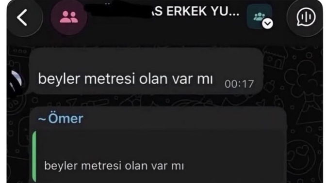 Metresi olan var mı?