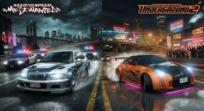 NFS Most Wanted mi Underground 2 mi daha iyi, siz hangisini ve neden tercih ediyorsunuz?