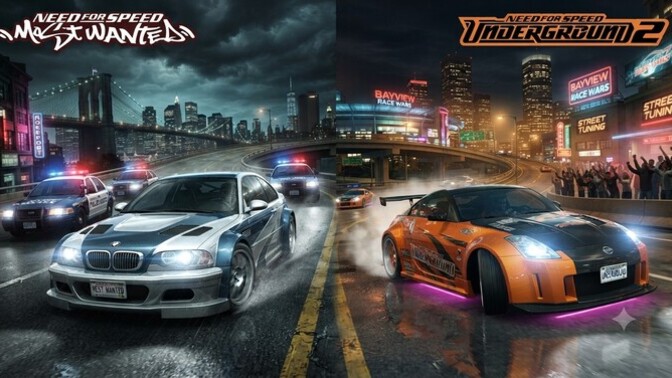 NFS Most Wanted mi Underground 2 mi daha iyi, siz hangisini ve neden tercih ediyorsunuz?