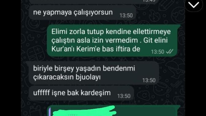 Bu mesajla tacizciyi rezil edebilir miyim ya da kanıt olur mu?