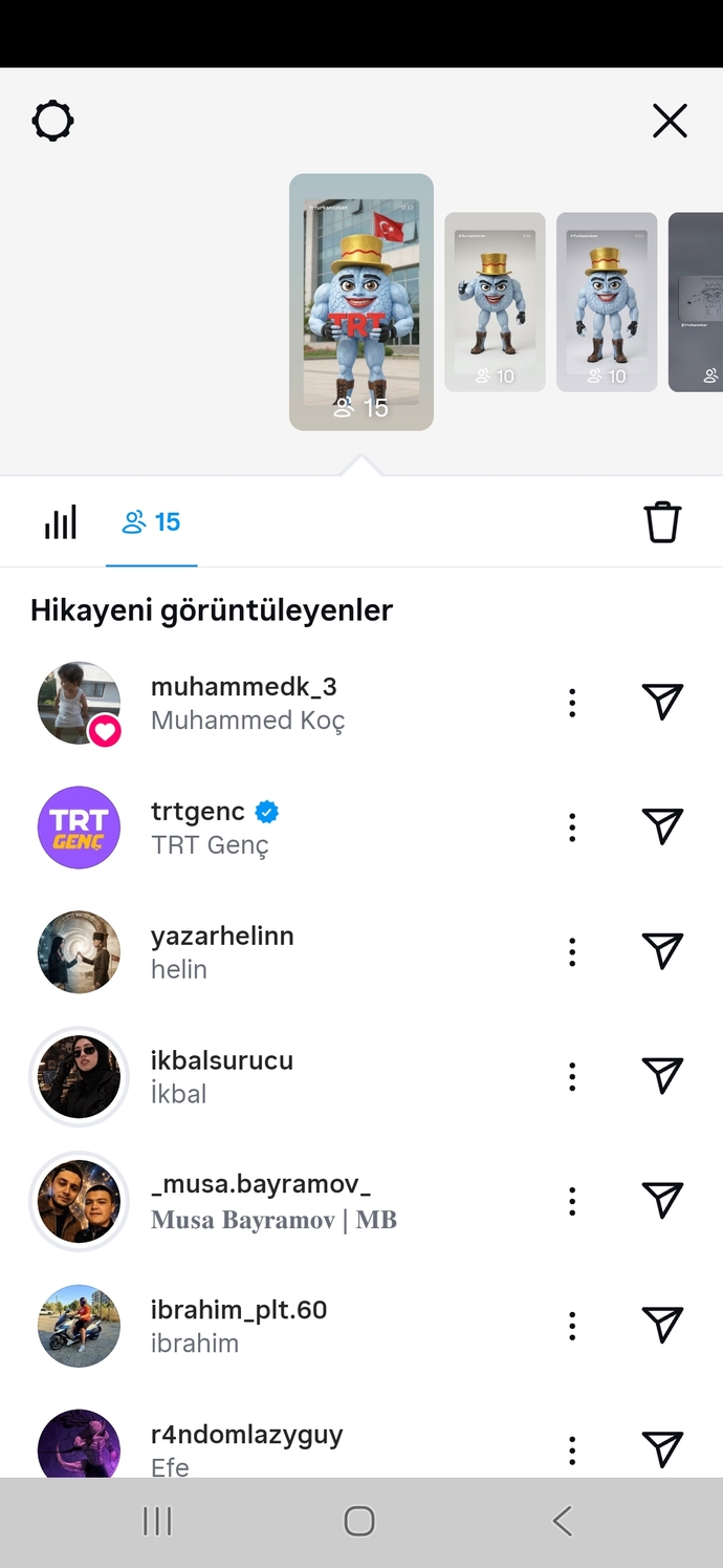 🇹🇷TRT Genç✨️ hikayeme baktı📩sizce nasıl?