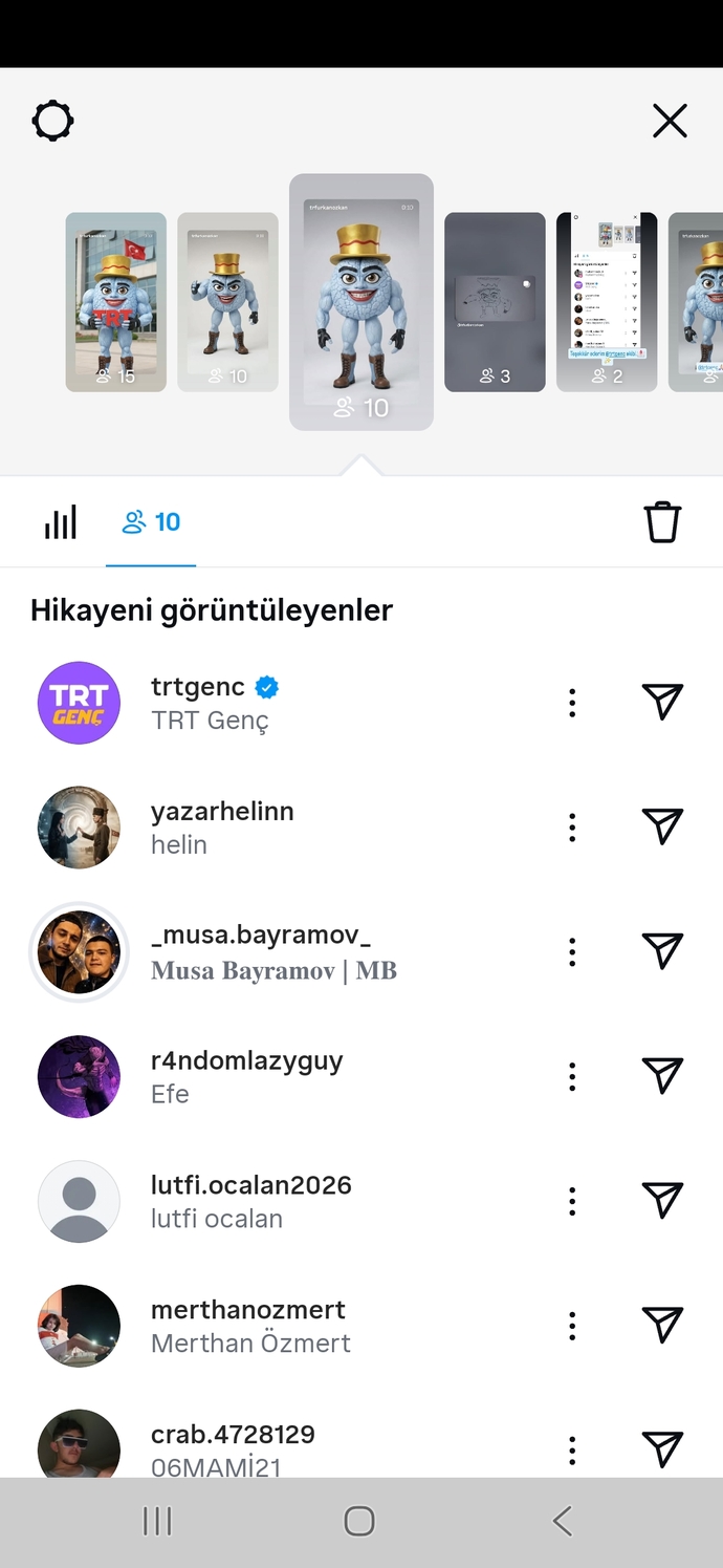 🇹🇷TRT Genç✨️ hikayeme baktı📩sizce nasıl?
